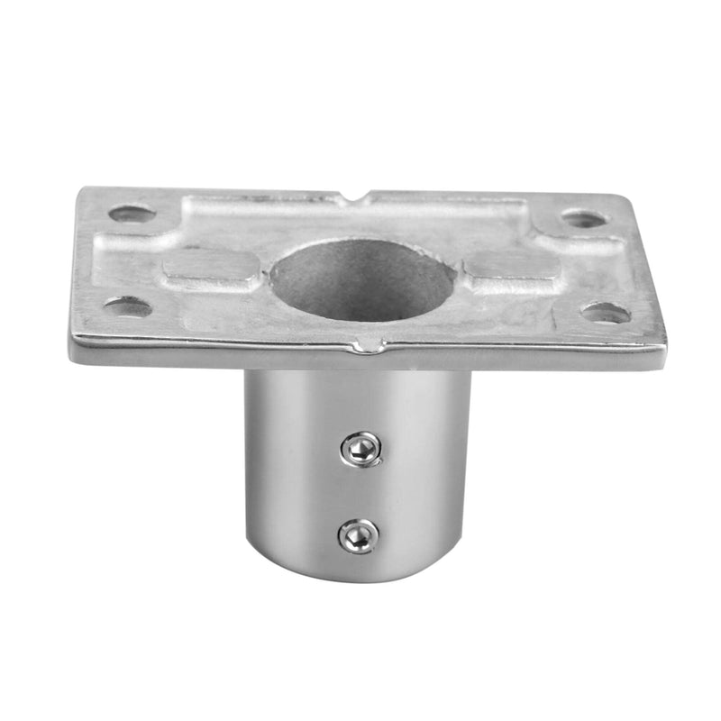 Marine Boat Rectangular Base，Heavy Dudy 316 Stainless Steel Yacht Hand Rail Fitting Rail Tube Stanchion Base Column Accessories 1 1/4inch Option：90 Degree