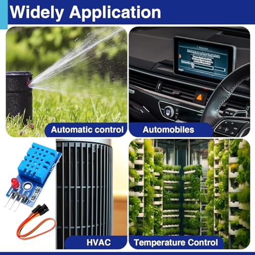 6 Sets Digital Temperature & Humidity Sensor Modules, Compatible with DHT11 6PCS-with DHT11