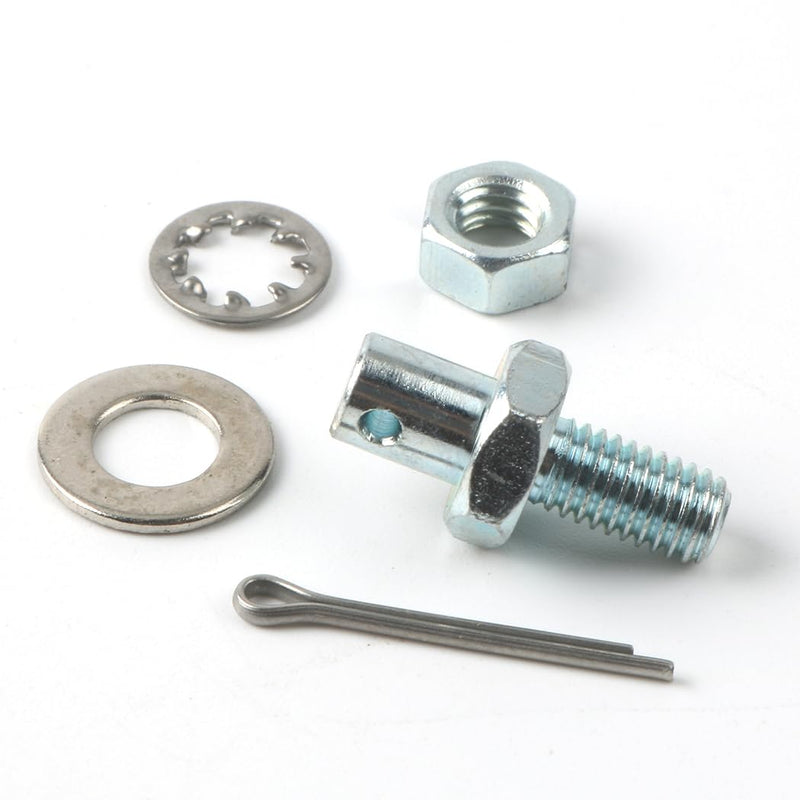 Throttle Cable Adapter Stud Kit #8009 for 1977-later Chevrolet Steel (Includes Nut, Washers, and Cotter Pin)