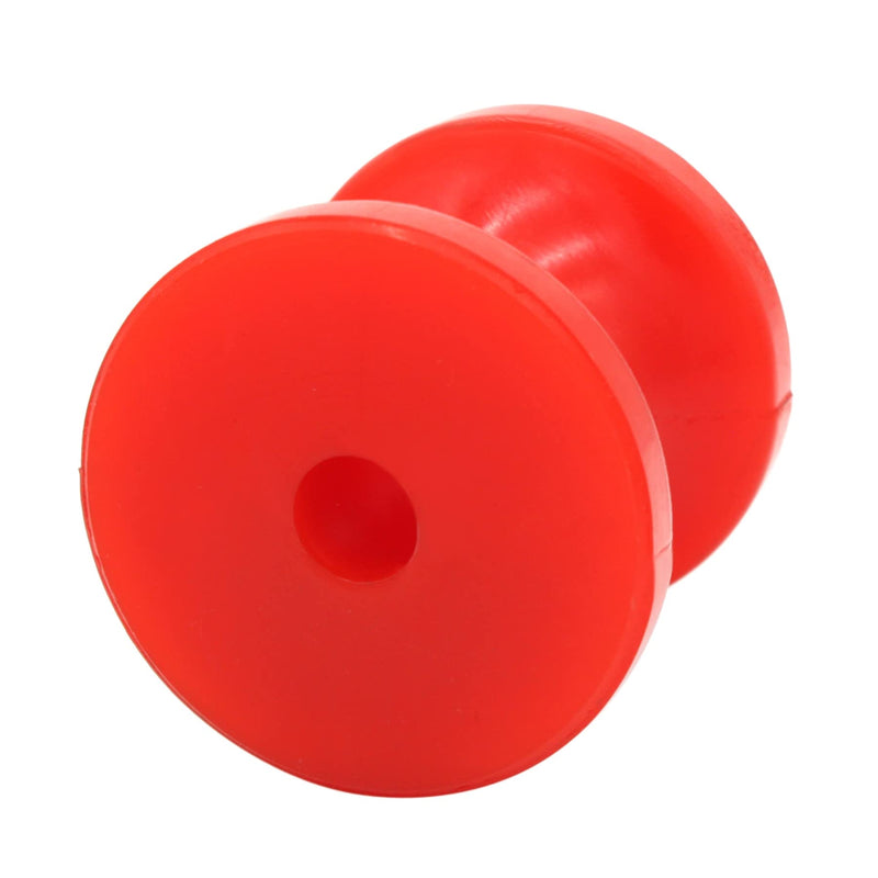 Boat Trailer Bow Stop Roller 3 Inch Polyurethane Replacement Boat Jetski Trailer Part Non Marking Red
