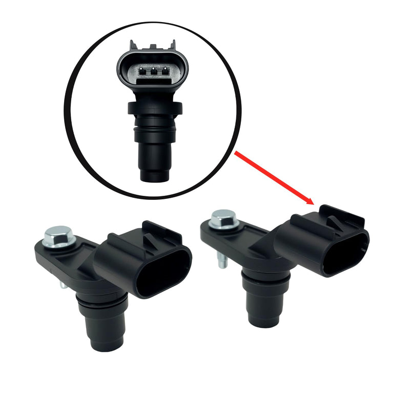 2Pcs Camshaft Position Sensor 12577245 and 1Pcs Crankshaft Position Sensor 12588992 Compatible with La-Crosse Regal Verano Cobalt Equinox Malibu G5 G6 Pursuit Solstice Aura Ion Sky Vue Terrain