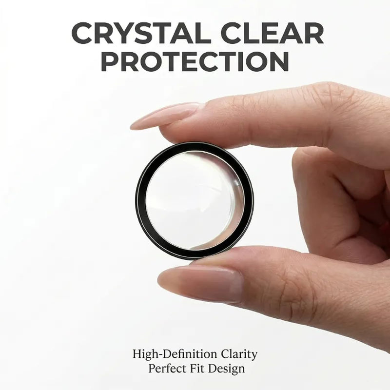 2-Pack Car Camera Lens Protector, 9H Hardness Backup Camera Protective Sticker, High Transparency Anti-Scratch Waterproof Cover for Reversing Cameras, Easy Adhesive Installation