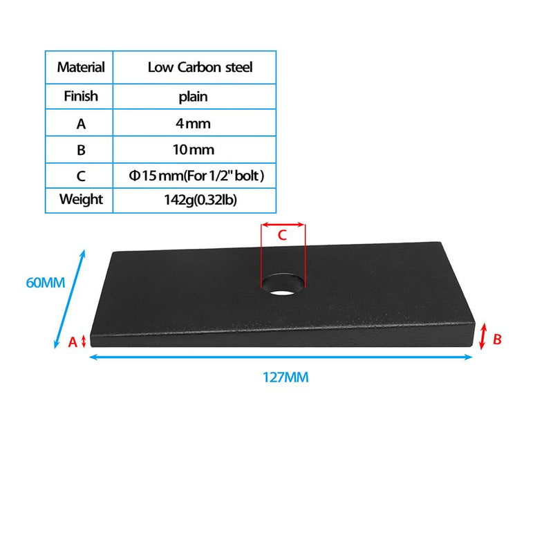 FWN Pinion Angle Shims 2.5 Degree Metal Shims Leaf Spring Helper Suspension Leaf Spring Underpinning 2 PCS Tapered Wedges Aluminum