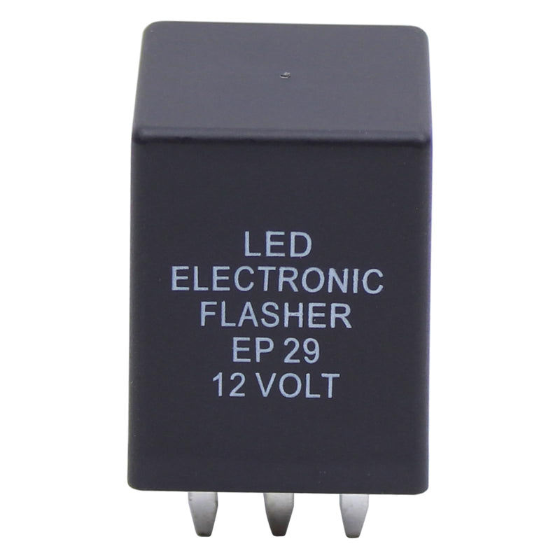 ApplianPar 4Pin LED Electronic Flasher EP29 EP29N 12 Volt Relay Turn Signal Bulbs Hyper Flash for Cadillac Chevrolet GMC