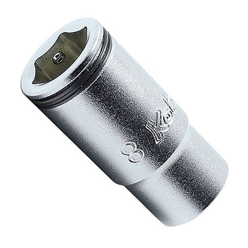 Ko-ken RS3350X/4 3/8 Sq. Dr. Semi-Deep NUT GRIP Socket Set, 8mm-14mm - 4 pieces