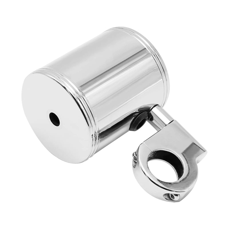 200 Chrome Handlebar Mount Motorcycle Metal Cup Holder Rotate 360 Degrees