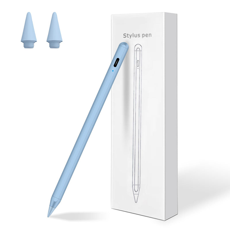 Stylus Pen for iPad 10th/9th/8th Generation-Fast Charge Active Pencil Compatible with 2018-2024 Apple iPad Pro11&12.9 inch, iPad 6-10,iPad Air 3/4/5, iPad Mini 5/6-Blue Blue