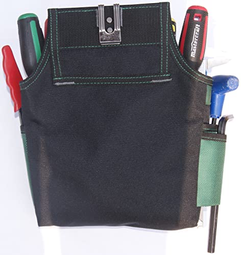 Electrician Tool Pouch, Maintenance Tool Pouch, Utility Tool Holster, Polyester Pouch, Mini Electrician Tool Pouch Green
