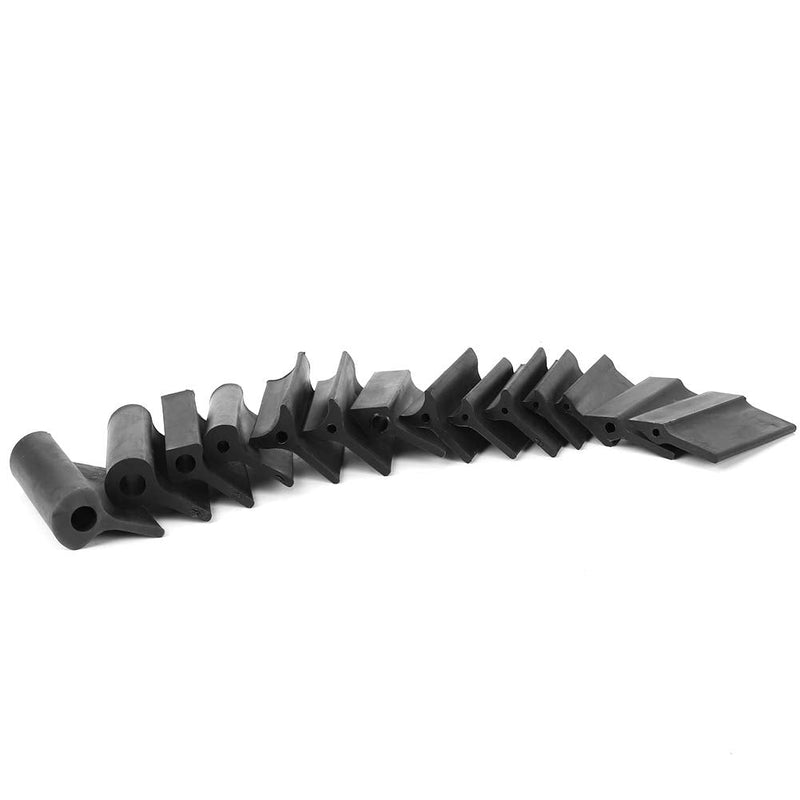 143 14PCS Contour Sanding Pads Dura Block Sanding Blocks Sanding Blocks, Sanding Block Rubber Sandpaper Mat Flexible Contour Polishing Pad Woodworking Tools