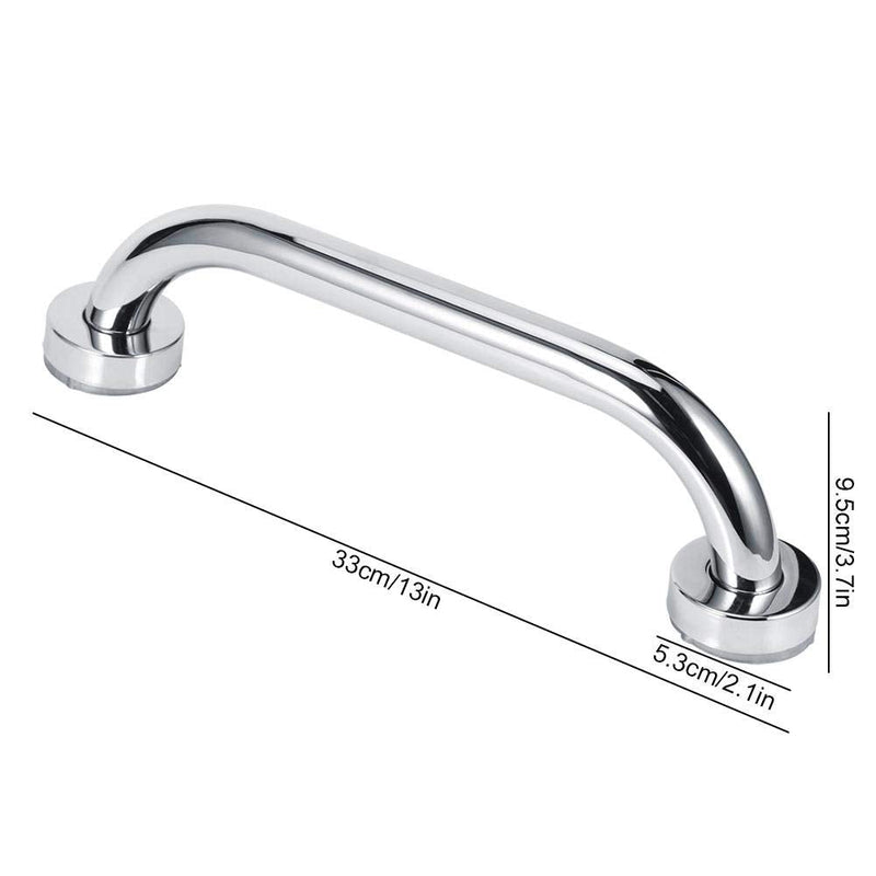 13 Inch Shower Grab Bar Stainless Steel Bathroom Bathtub Hand Bar Anti-Skid Handle Safety Hand Rail Support for Elderly Children