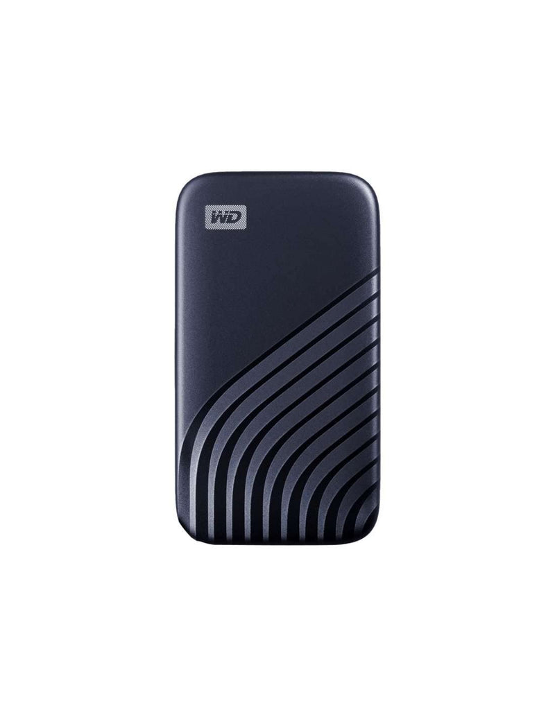 WD 1TB My Passport Portable SSD, External NVMe Solid State Drive, USB-C, up to 1050 MB/s, Works with PC, Xbox and PlayStation, 2-Meters Drop Resistance, Midnight Blue PC and MAC