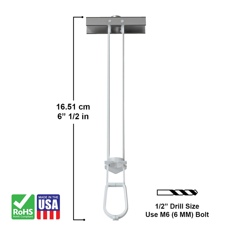TOGGLER SNAPTOGGLE BM6 Toggle Anchor, Zync Alloy, Made in US, 3/8" to 3-5/8” Grip Range, For M6 (6mm) Fastener Size (Pack of 50)