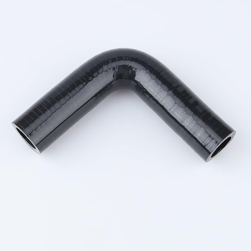 ID 3/4" (19mm), 90 Degree Elbow Coupler, Leg Length 3.5" (90mm), 3-Ply Reinforced, Universal Automotive Pure Silicone Hose, Black ID 3/4" (19mm)