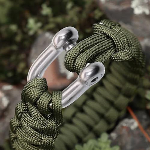 5Pcs M10 D Shackle Hex Sink Screw Pin, Max 1411LBS Load Capacity 5Pcs M10 D Shackle Hex Sink Screw Pin