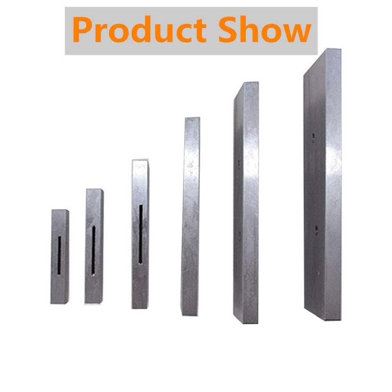 findmall 6 Pcs Adjustable Parallel Set 3/8" - 2-1/4" Hardened Steel Accuracy Parallels Set for Layout Inspection Stop Work Set-Up Etc