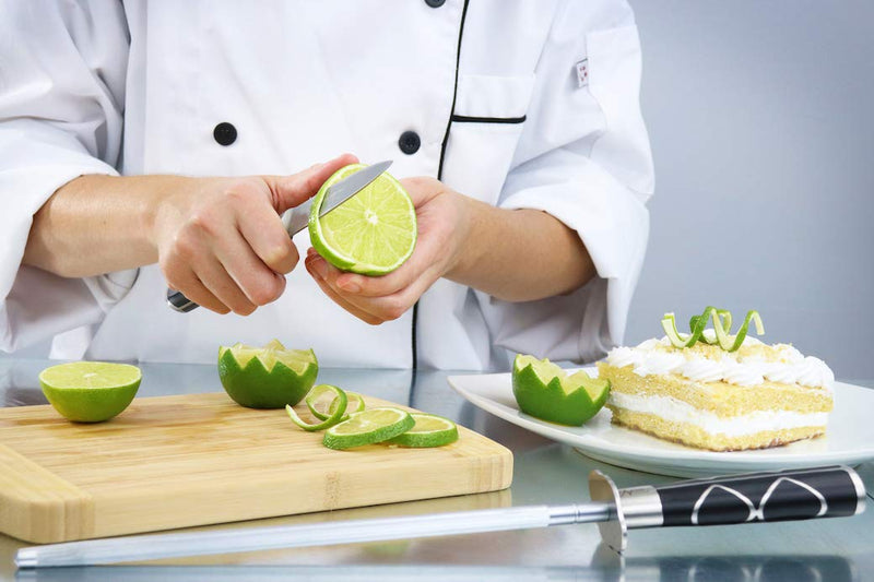 Professional Honing Steel 10”, Magnetized for Safety, No Rust, No Cheap Plastic! Noble’s Knife Sharpener Has an Oval Handle for a Firm Grip and is Built For Daily Use, Perfect for Chefs! Luxury 10"