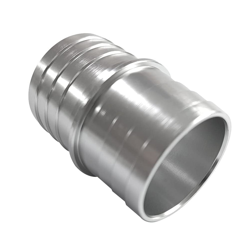 1-1/2 Inch Hose Barb Splice Coupler Repair Fitting, Aluminum Adapter Connector Radiator Coolant Intercooler Heat Exchanger Fluid Designed (1 pcs) 1-1/2"x1-1/2" 1.0