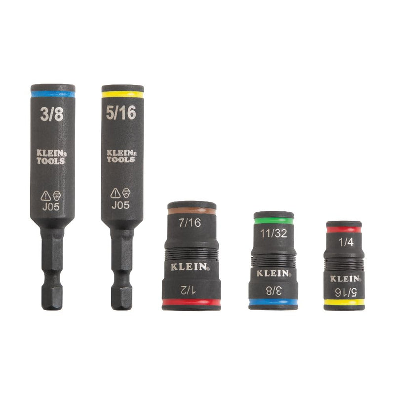 Klein Tools 85517HD 2-Piece Impact Driver Set with 11-in-1 Screwdriver/Nut Driver and 7-in-1 Impact Flip Socket