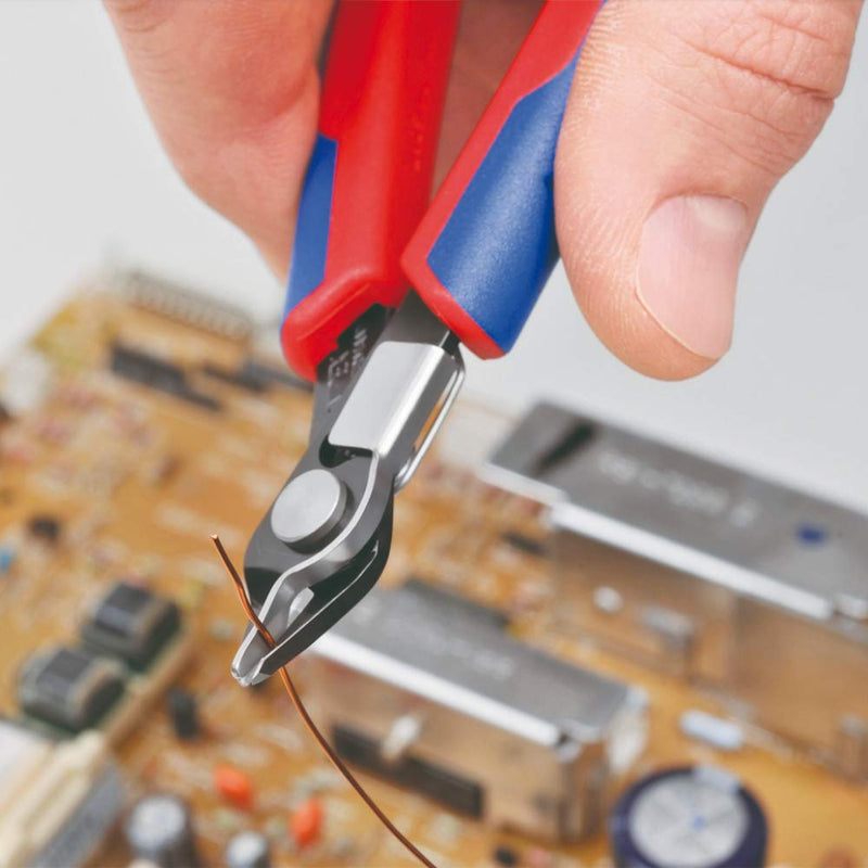 KNIPEX Electronics Super Knips, 5-Inch with Lead Catcher