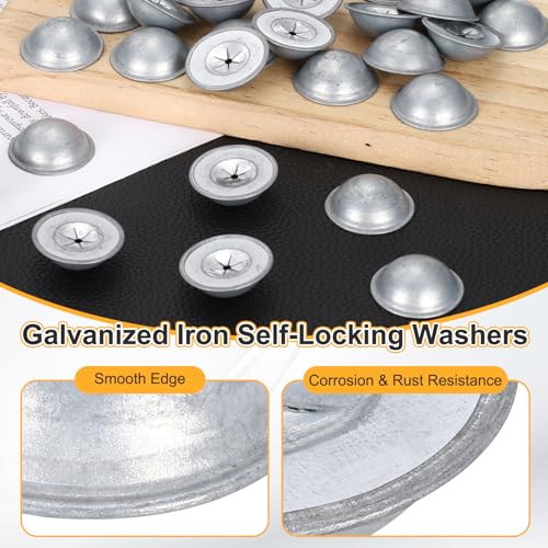 PATIKIL Self Locking Washers 1.2 Inch for Perforated Insulation Pins,100Pcs 100