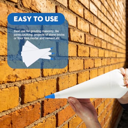3PCS Grout Bag Masonry Mortar Bag for Tile Installation 13" by 24" Heavy Duty Tear Resistant Puncture Tip Mortar Bags Masonry 3Pcs Grout Bag