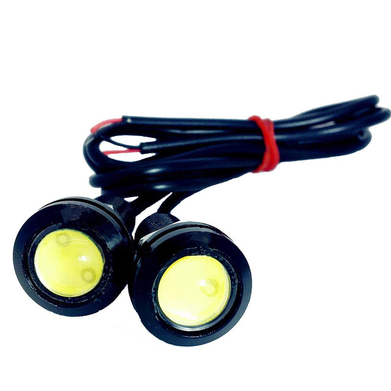4PCS 23mm LED Boat Light Waterproof 12V Deck Storage Kayak Bow Trailer Bass Lamp Auto Car Light (White) White