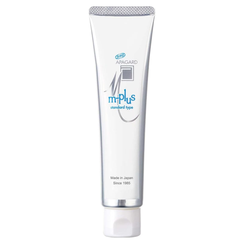 APAGARD® M-Plus, Sangi's Nano-Hydroxyapatite Toothpaste for Naturally Whiter Teeth, No Fluoride, for Family use, 125g / 4.4 oz, Mild Mint Flavor, Pack of 2