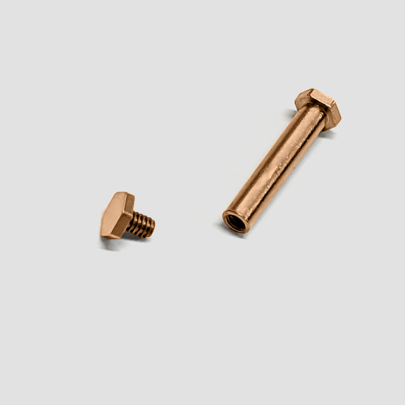 compatible for Garmin Lily Watch Band Tool Kit Replacement, Stainless Steel Screws and Wrench Removal Tools for Garmin Lily Women Smart Watch-4 Pack Rose Gold
