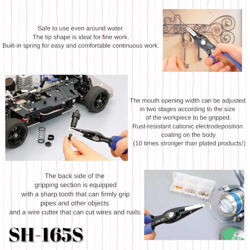 Igarashi IPS Soft-Jaw Pliers Set (PH-165 & SH-165S) Non-Marring Slip Joint Pliers for Delicate Work Made in Japan (Tsubame-Sanjo) with Microfiber Cloth