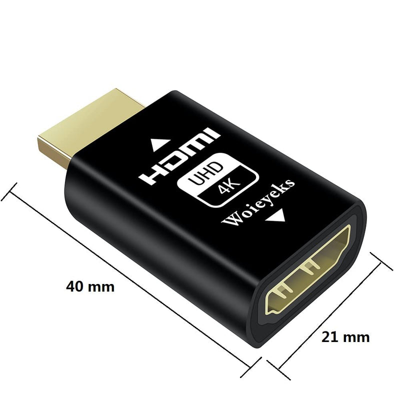 4K HDMI edid Emulator passthrough -Default Resolution 1920x1080@60Hz Highest 3840x2160@60Hz - for Mac Thunderbolt to HDMI Switches/Extender/AV Receiver/Video Splitters Default 1080 Highest 4K