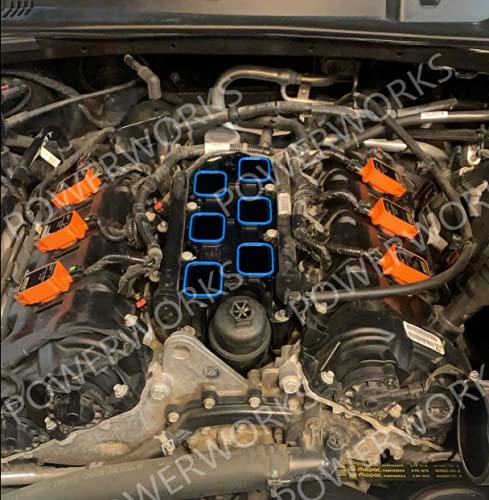 Intake Manifold Upper and Lower Gasket Set Fits for Chrysler 200 300 Town and Country 2011-2016 Dodge Avenger Challenger Charger Durango Jeep Grand Cherokee VW Routan Replaces