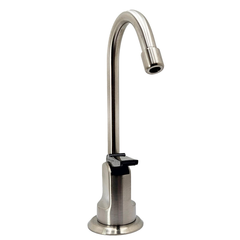 Westbrass D203-NL-20 6" Touch-Flo Style Pure Cold Water Dispenser Faucet, 1 Pack, Stainless Steel