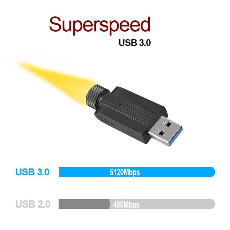 1300Mbps USB Wifi Adapter for PC, CORN Dual Band 2.4G/5.8G High Gain 5dBi Antenna Wireless Network Wi-Fi Dongle Adapter Support Windows 11/10, Windows 7, Windows 8, Windows Vista/XP, Mac OS 10.9-10.15