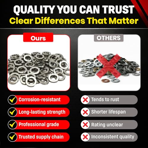 Stainless 7/16-14 Lock Washer, 304 Stainless Steel (50 Pieces)