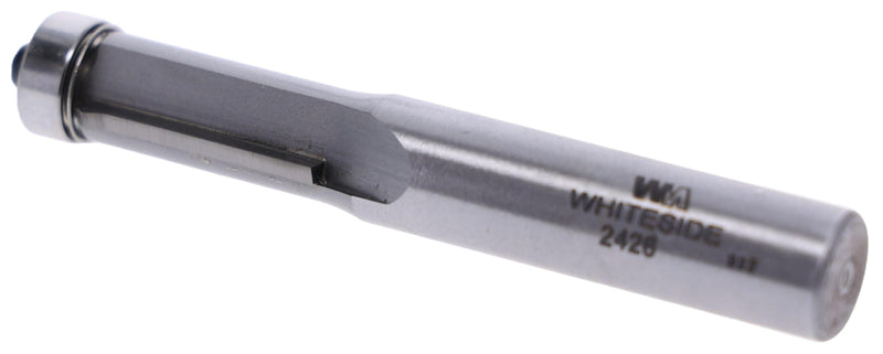 Whiteside 2426 Flush Trim V-Groove Router Bit: 1/2 Inch Cutting Diameter, 1 Inch Cutting Length, 1/2 Inch Shank, 3-1/4 Inch Overall Length, B3 Bearing