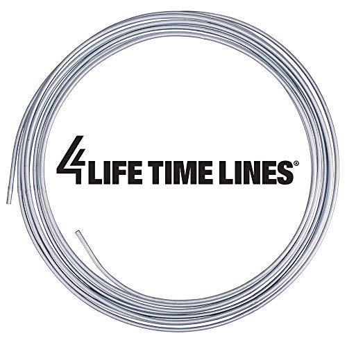 4LIFETIMELINES 3/16" (4.76mm) x 25' - 316L Marine Grade Stainless Steel Brake Line Tubing Coil, Meets SAE Specifications, Universal Compatibility, Brake Line Replacement 3/16" x 25 ft Coil Only