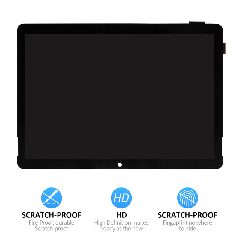 for Microsoft Surface Go 2 / Go 3 / Go 4 Screen Replacement 10.5" Black LCD Touch Display Assembly 1920x1280 Models 1901 1902 1926 1927 2067