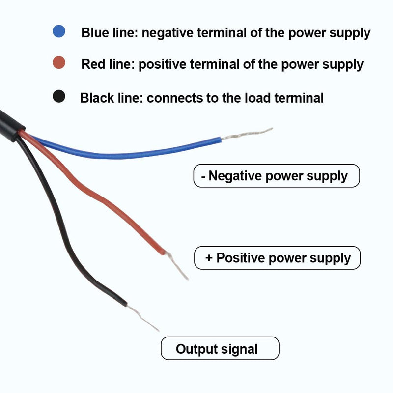M12 Inductive Proximity Sensors NPN NO M12 Thread, 4mm Detection Distance, Metal Detection, Anti-Interference, Unshielded (4) 4