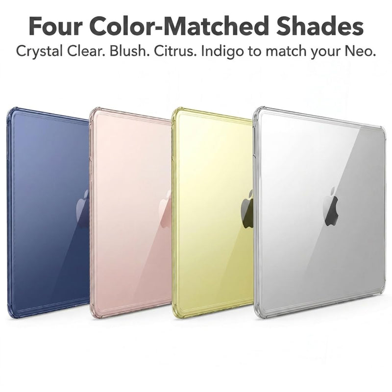 B BELK Clear Case for MacBook Neo 13 inch A3404 Raised-Edge Slim Hard Shell | Crystal Clear/color-matched hard shell guards against scratches & scuffs; slim snap-on fit, fits MacBook Neo 13" A3404 only