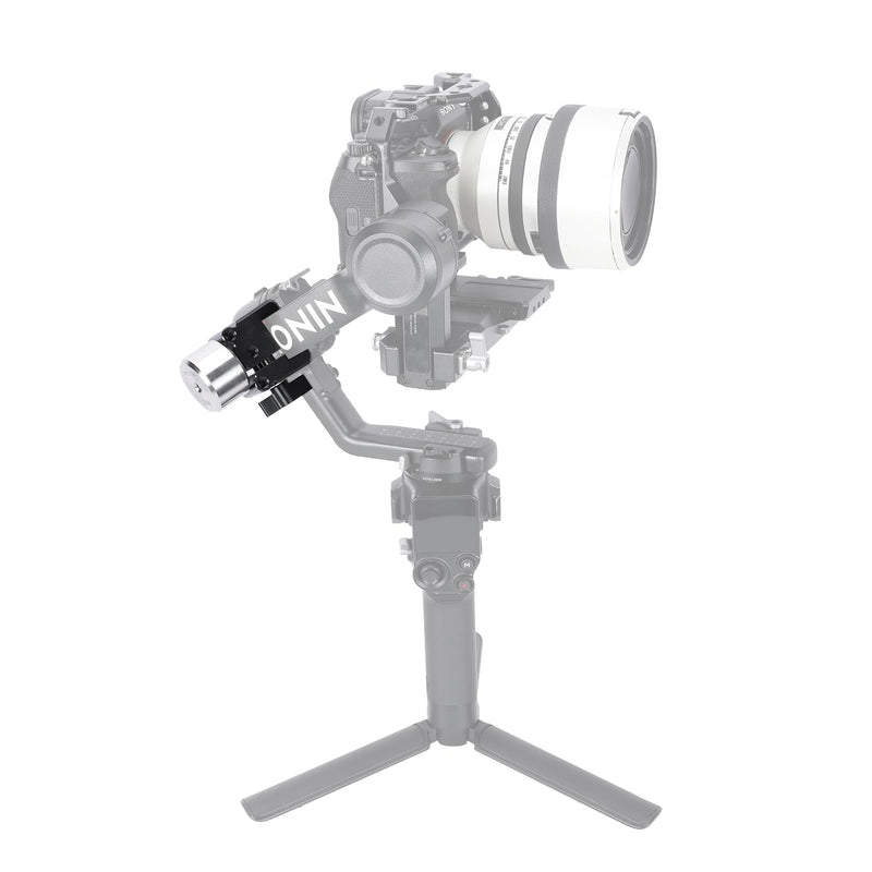 NICEYRIG Gimbal Counterweight Clamp Kit for DJI RS 2/3/3 Mini/ 4/4 Pro- 644 | with 200g Counter Weight, for Ronin S, Zhiyun Crane 2/3 Series