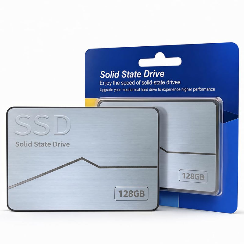 128GB SSD SATA III 2.5 Inch Internal Solid State Drive – Read Speed Up to 550MB/s, Upgrade for Desktop PC, Laptop, Notebook – Faster Boot, App Loading & File Transfer(Style-G)