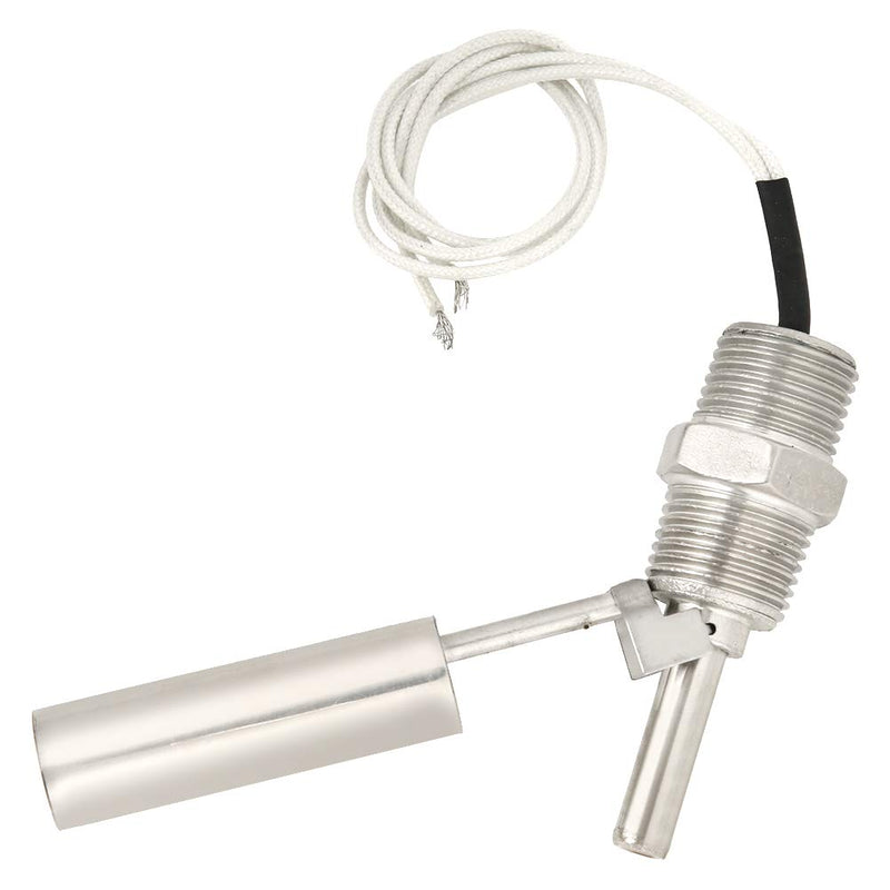 Liquid Water Level Sensor, 304 Stainless Steel Switch 1/2NPT Male Thread DC0-110V Side Mounted Liquid Water Level Sensor Switch for Aquariums Fish Hydroponics Pool