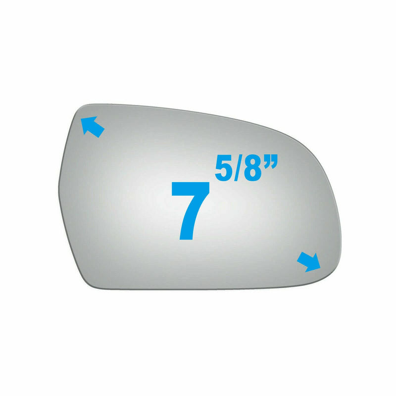 Mirror Glass fit for 2011-2013 Audi A3 2010-2016 Audi A4 2010-2017 Audi A5 QUATTRO 2013-2015 Audi IR S5 2010-2016 Audi S4 2011-2017 Audi S5 Passenger Right Side RH Non Heated Replacement Passenger Side Mirror glass