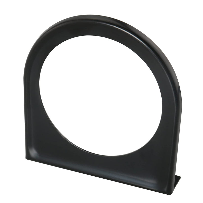 2Inch Gauge Panel 2Inch/52mm Black Single Gauge Chrome Mounting Panel Single Hole Meter Gauge Pillar Mount Pod Holder for Auto, Truck, Boat and More