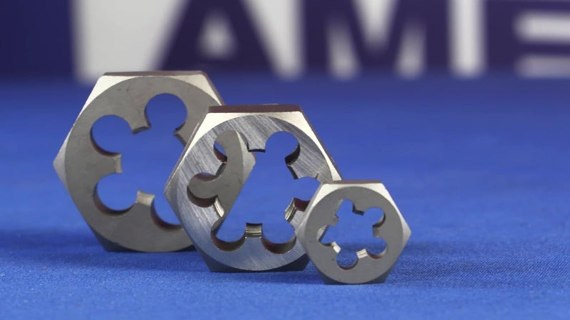 Drill America m22 X 1.5 Tap and Die Kit, HSS Plug Tap and Carbon Hex Die, POUT Series Tap and Hex Die