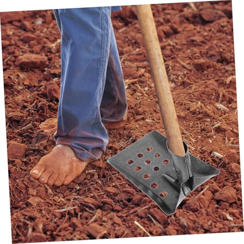 Silt Shovel Drain Sifting Shovel Tool for Mud Removal Sewer Scoop for Ditches Sewers Storm Drains Metal Scoop for Cleaning Debris