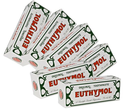 E Uthymol Original Toothpaste 75ml Pack of 6
