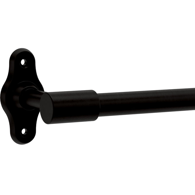 Franklin Brass Calloway (1-Pack) Toilet Paper Holder Matte Black Euro Tissue Roll Holder Single Post Toilet Tissue Holder Wall Bathroom Accessories Bath Organization/Storage CLWY51-MB