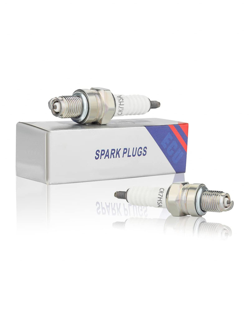 A7RTC CR7HSA Motorcycle Spark Plug A7RC A7TC CR7HSA 4549 Replace for GY6 Engine 50cc 70cc 90cc 100cc 110 125 150cc Motorcycle ATV Quad Scooter Go Kart Moped Chopper Buggy Dirt Racing Bike