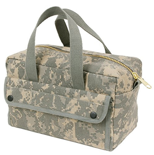 Rothco Mechanics Tool Bag with Brass Zipper ACU Digital Camo